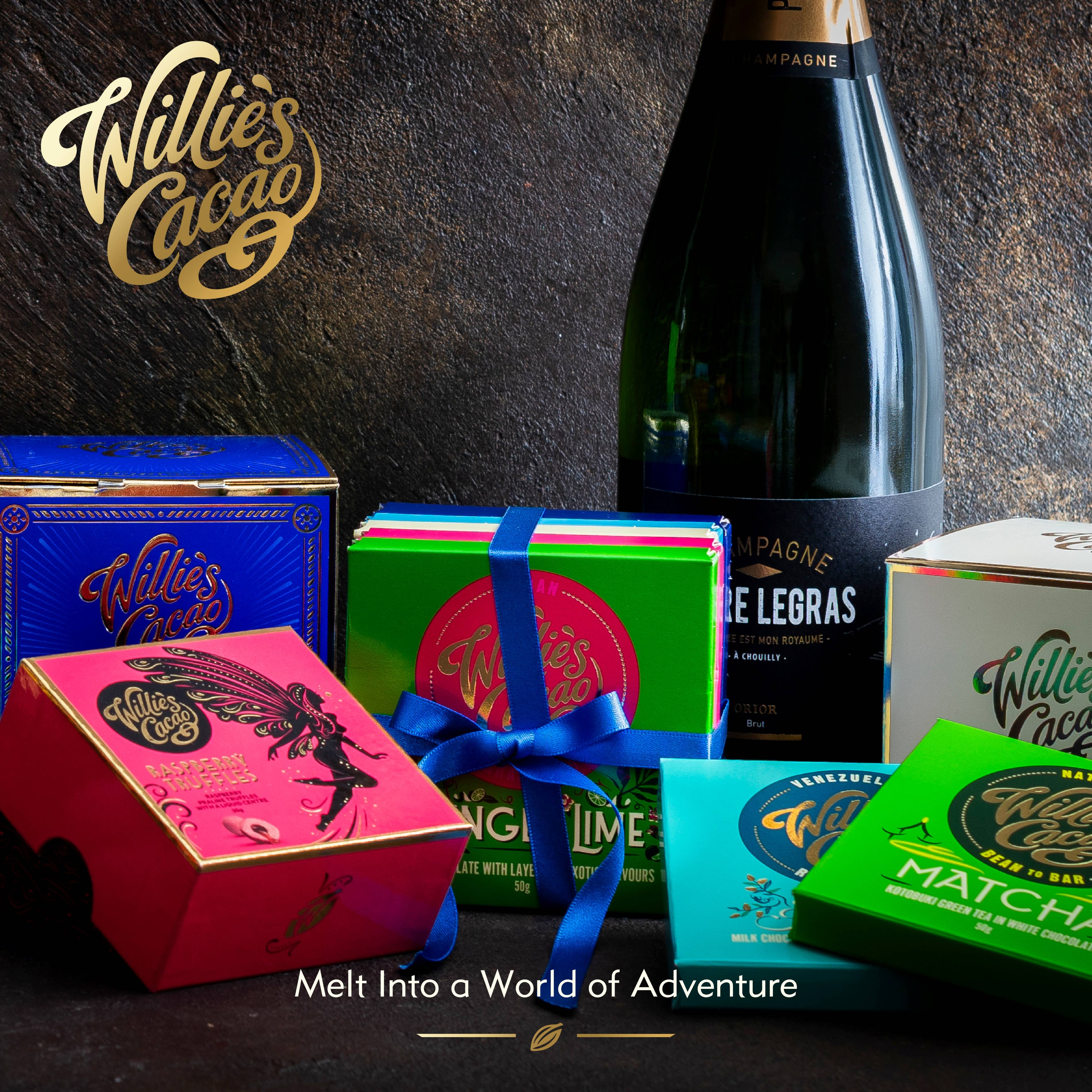 Willie's Cacao USA - Wholesale Chocolate Bar - Milk of the Gods. Rio Caribe 44% rich milk chocolate bar5