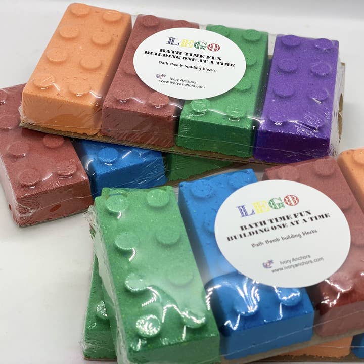 Ivory Anchors - Wholesale Bath Bomb/Fizz - Lego Bath Bomb Set