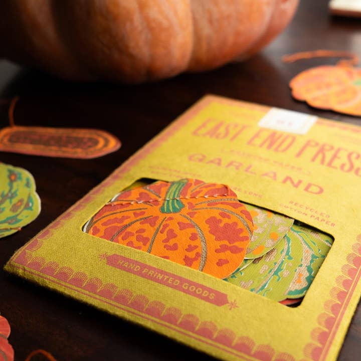 East End Press - Wholesale Bunting/Garland - Squashes Sewn Garland9