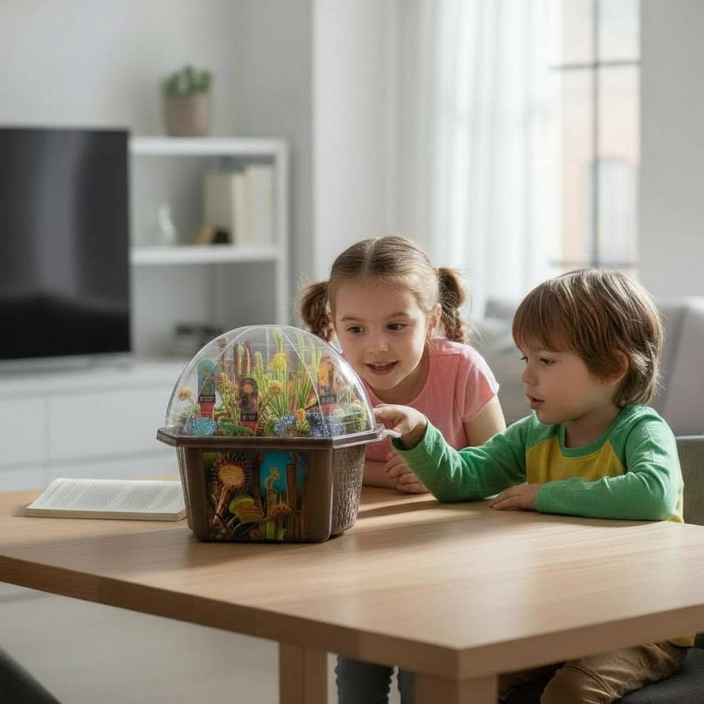 Silver Circle Products - Wholesale DIY Craft Kit - Kids - Carnivorous Creatures Biosphere Meat-Eating Terrarium Kit1