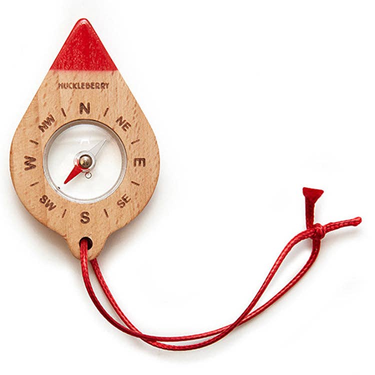 Kikkerland Design Inc - Wholesale Navigational Compass - Huckleberry Compass1