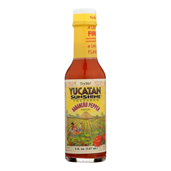 Try Me Yucatan Sunshine - Habanero Pepper Sauce - Case Of 6 - 5 Fl Oz. for wholesale by Ware Spark