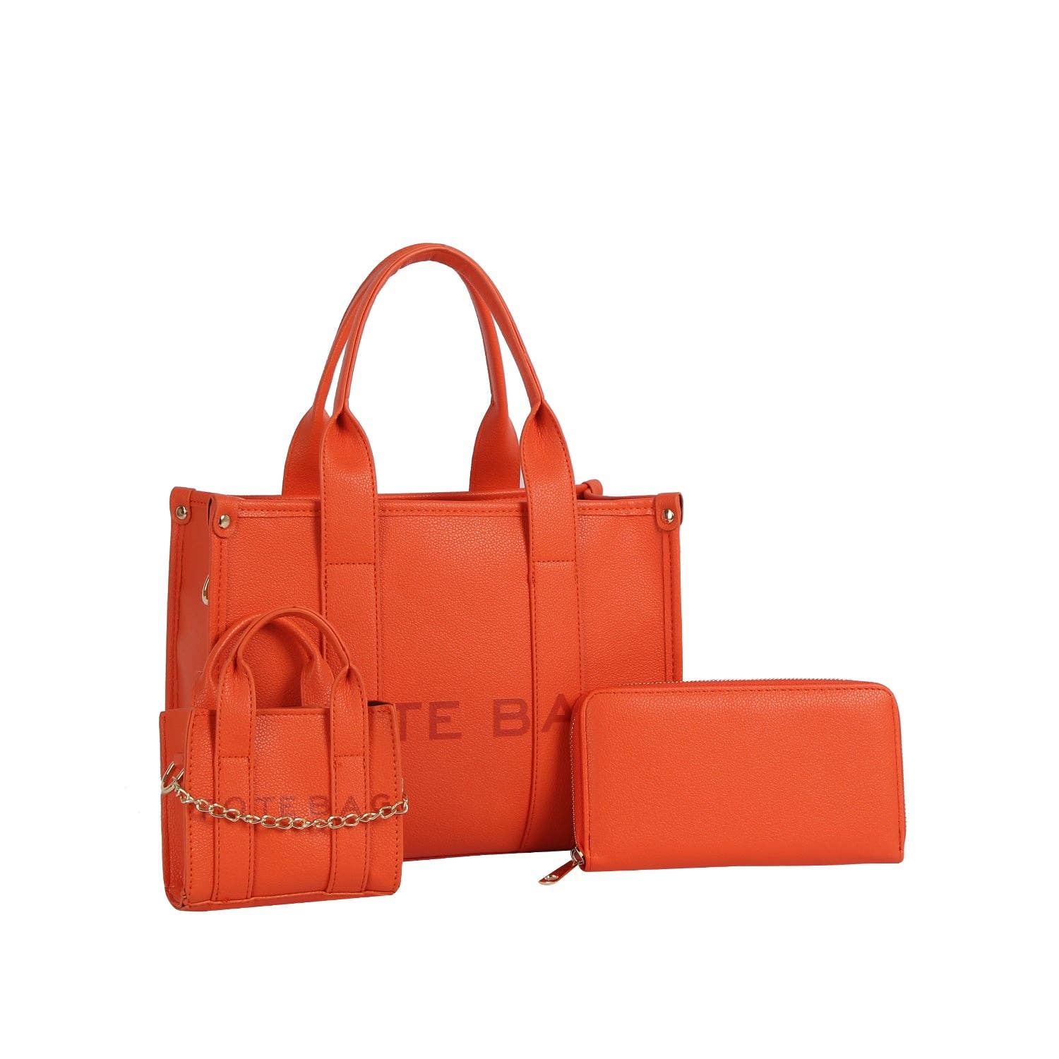 Handbag Factory Corp - Wholesale Tote Bag - Women's - Everyday 3-Piece Tote Set5