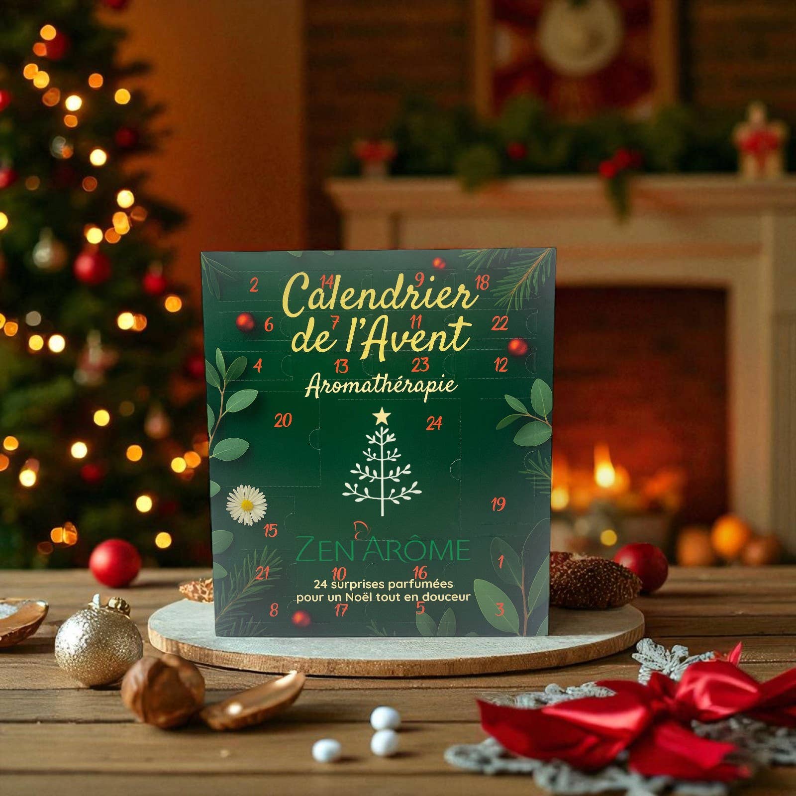 Zen'Arôme - Wholesale Advent calendar - Aromatherapy Advent Calendar – 24 Days of Well-Being5