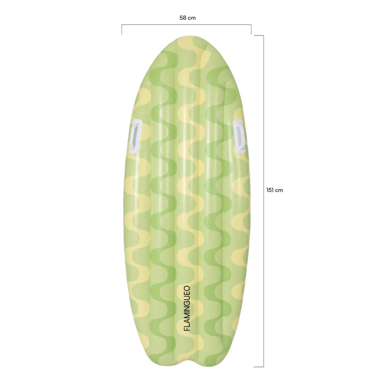 Flamingueo - Vendita all'ingrosso Accessori da spiaggia - Galleggiante per surf gonfiabile verde4