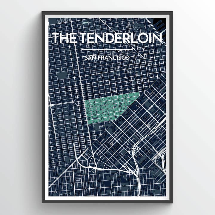 The Tenderloin, San Francisco Bykort for engroshandel hos Point Two Design Group