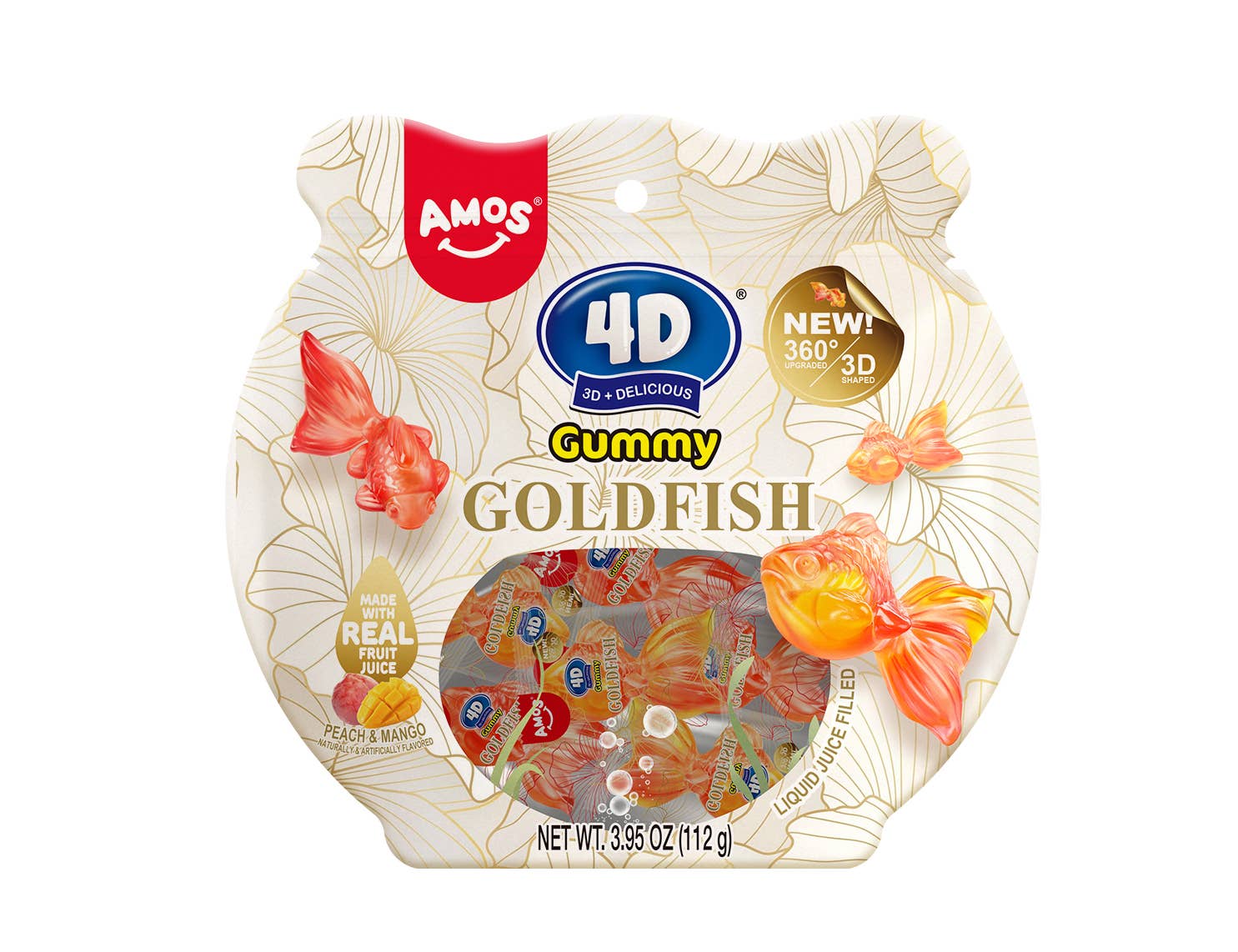 I Got Your Candy - Wholesale Gummy - Amos 4D Lucky Fish Gummy - 12ct2