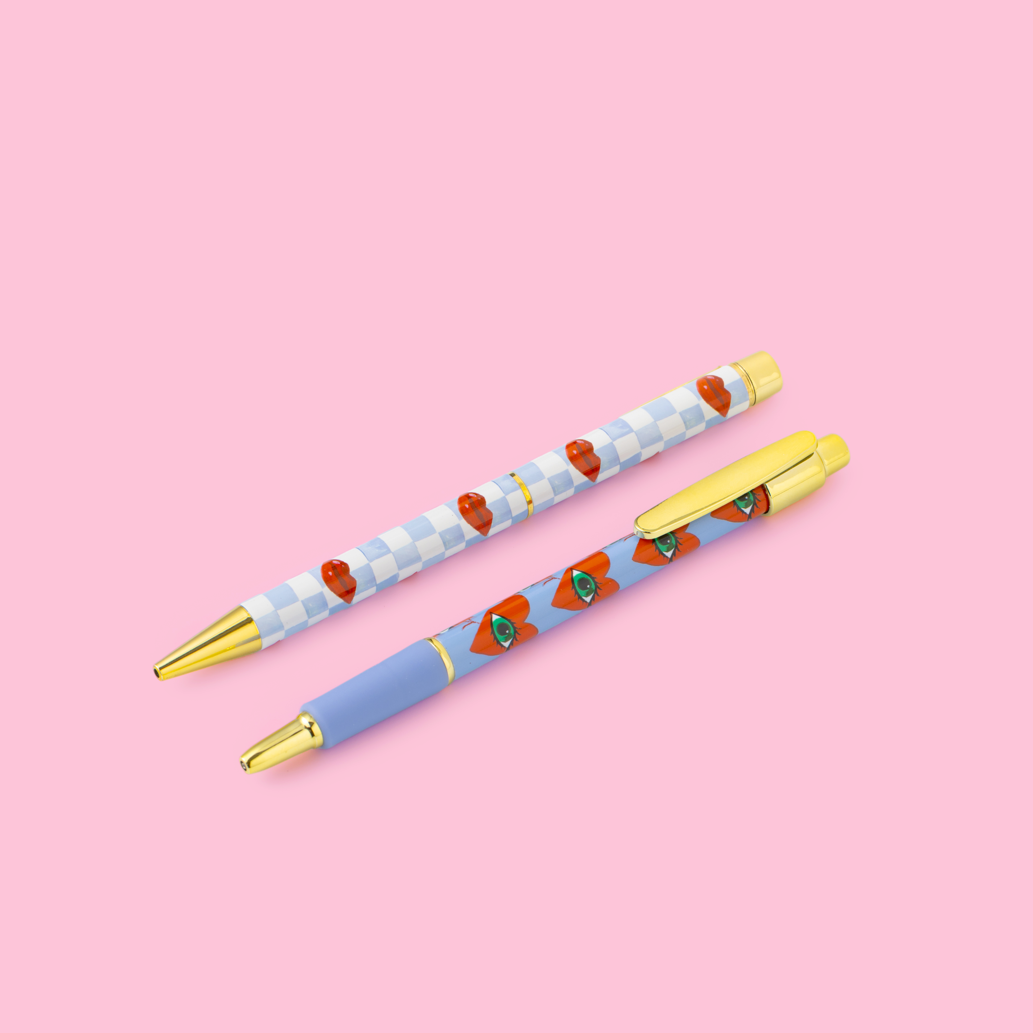 Eleanor Bowmer - Wholesale Pen - Lips & Hearts Pen & Pencil Set1