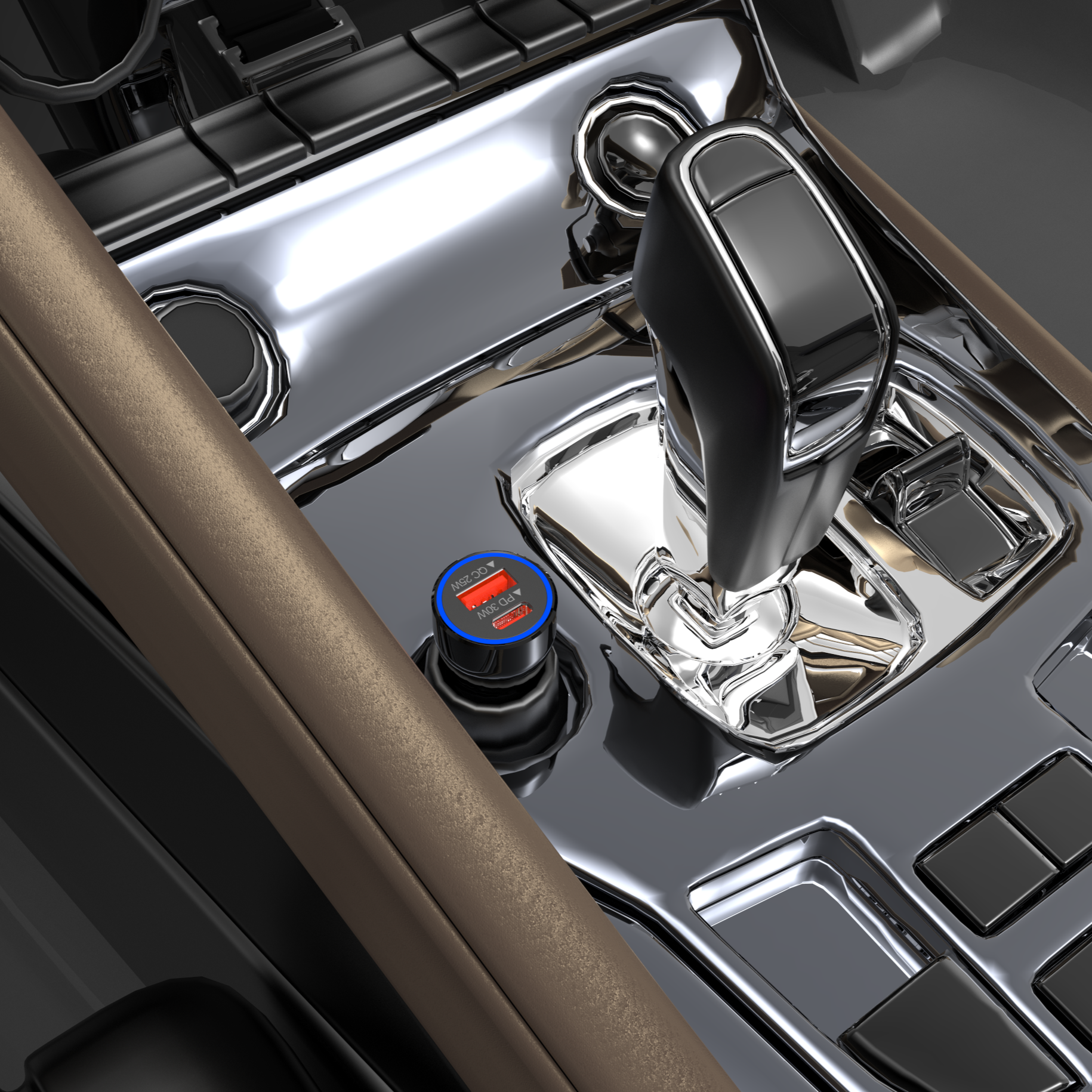 WirelessNeed - Wholesale Portable Charger - Car Adapter Dual PD30W - QC25W - USB & Type-C PD in bulk5