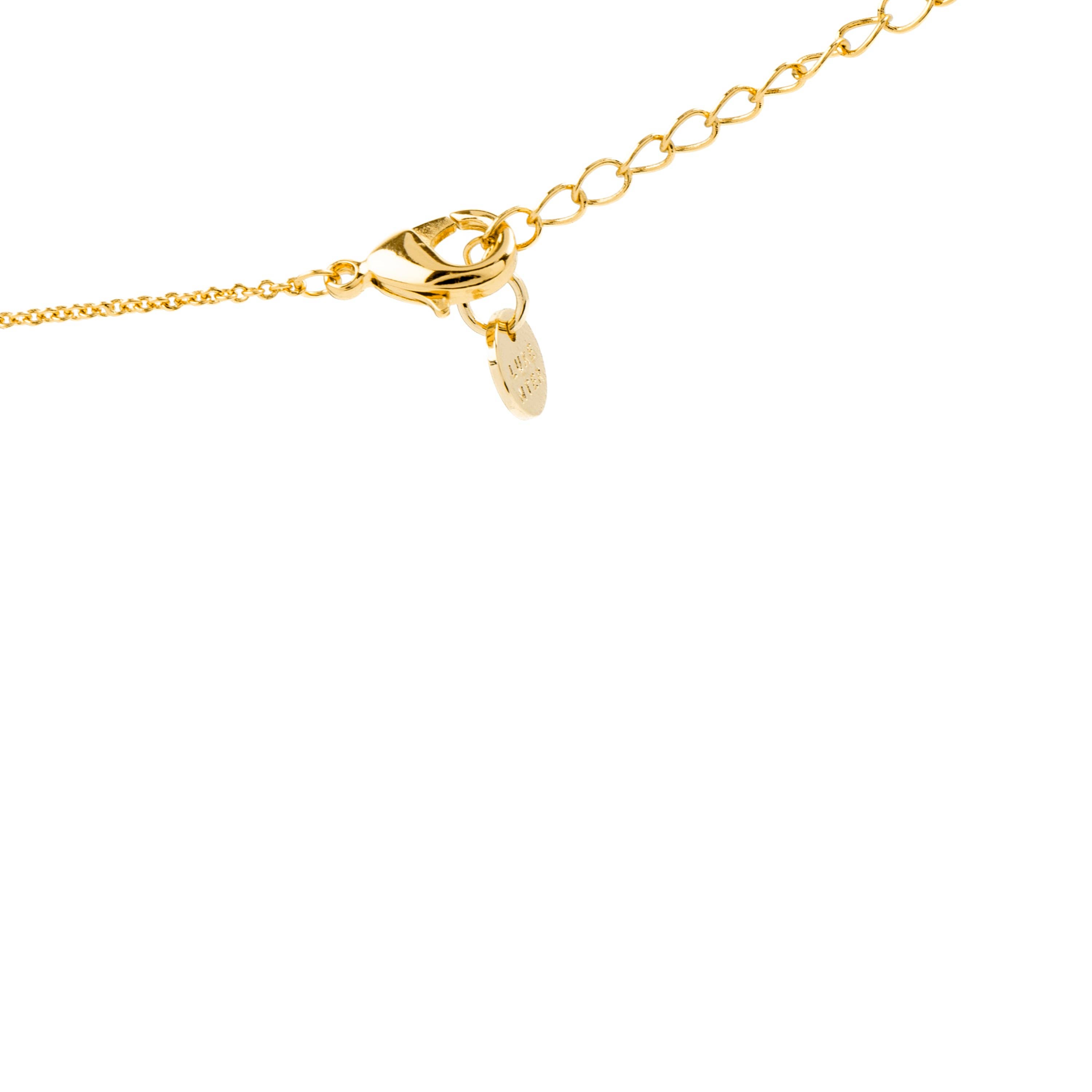 Luxenter – wholesale Hänge-/berlockhalsband – Halsband med rökig kvarts och bergkristall i 18K gult guld - Budleia2