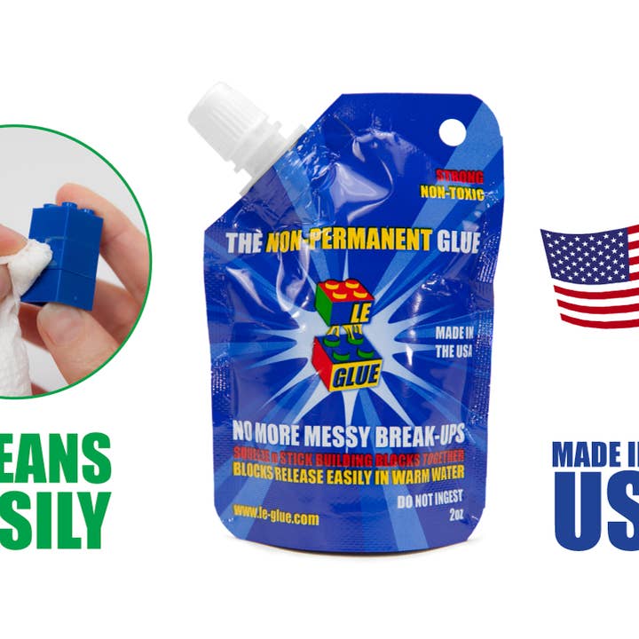 Le-glue – Conjunto de construção - Crianças por atacado – Cola de conjunto de construção não permanente e não tóxica Le-Glue4