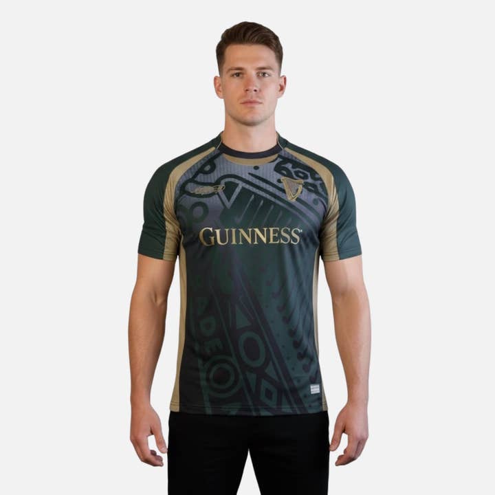 Maillot de football rétro Guinness Harp Performance pour la vente par James Trading Group INC