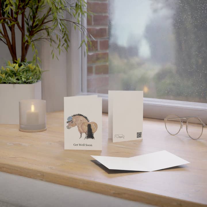 Sona Equestrian - Wholesale Christmas Card - Adorable Ponies Single Greeting Card19