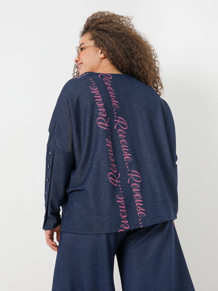 Denim effect knit tshirt (Expedition 15/20 February) for wholesale by Jean-Marc-Philippe