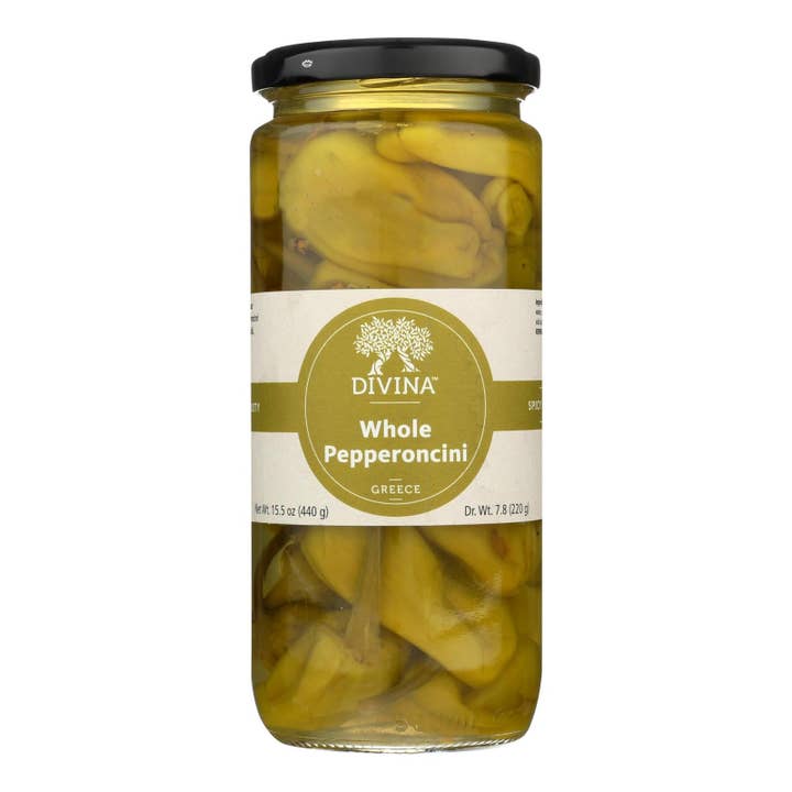 Divina - Pepperoncini All Natural - Case Of 6-15.5 Ounces for wholesale by Ware Spark