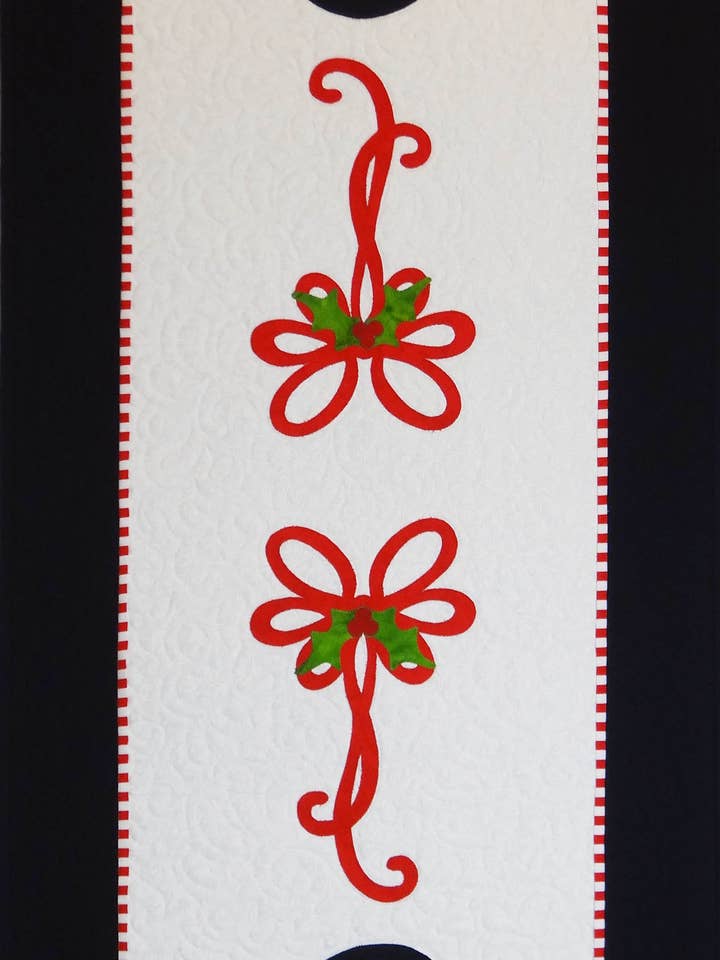 Shining Delight Quilt Pattern - Finished Size 16" x 43" for wholesale by Hissyfitz Designs