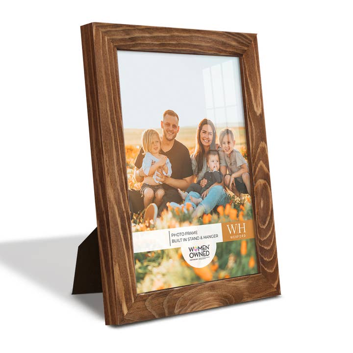 Wexford Home - Wholesale Picture Frame - Photo Frame, Real Wood with Wood Grain, Walnut19