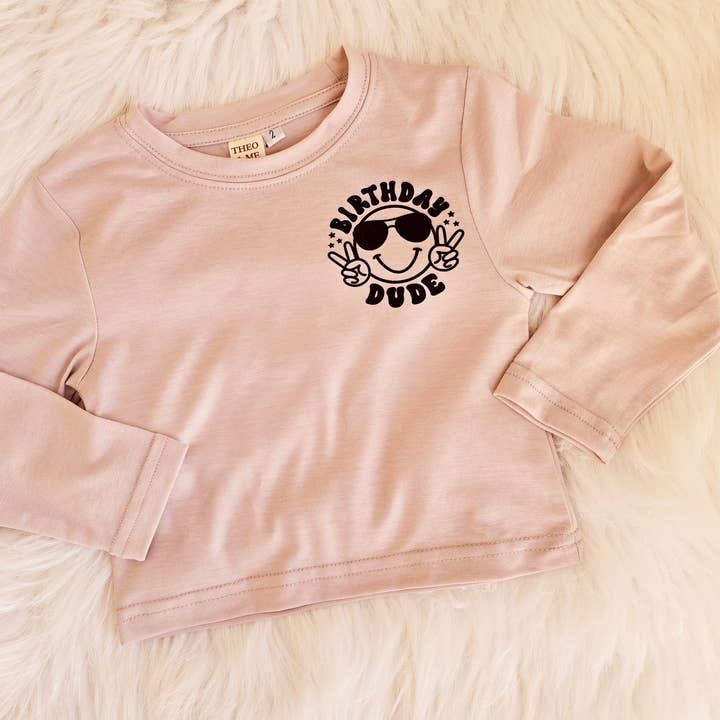 REA - Pojkar Småbarn Brun Långärmad Födelsedagspojke Braaap för wholesale av Rufflеѕ & Bоwtіеѕ - Affordable Boys & Girls Clothing