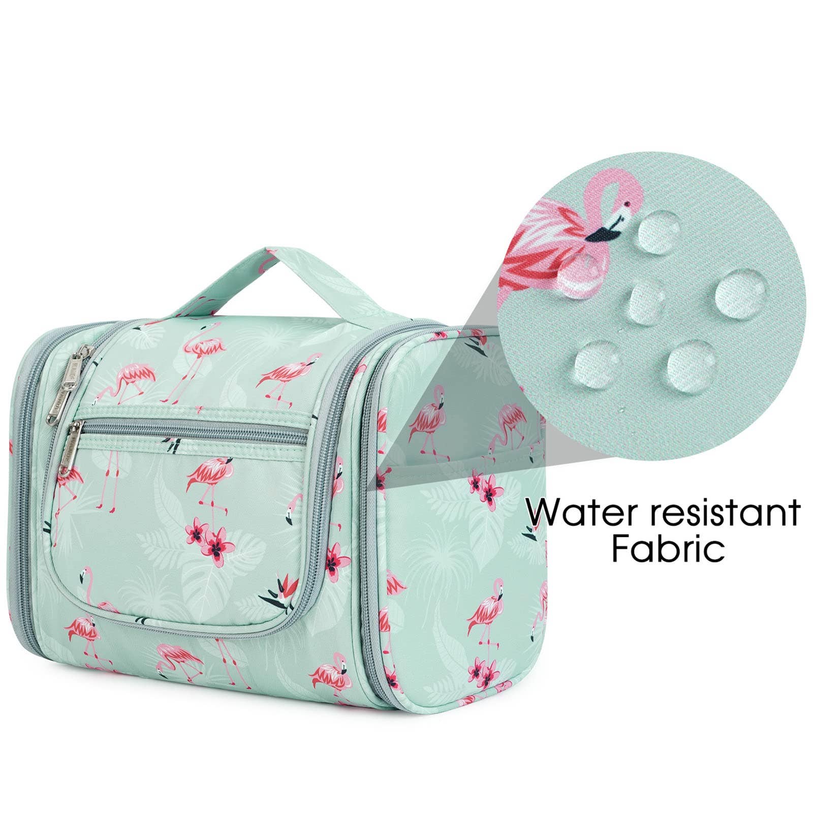 wandf – Bolsa de higiene pessoal - Mulher por atacado – wandf Bolsa de Viagem Suspensa para Higiene e Maquiagem com Estampa Animal Print5