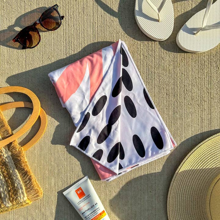 Buzzee - Wholesale Beach Towel - Double Sided Beach Towel-Sand Resistant- Quick Dry- Coral4