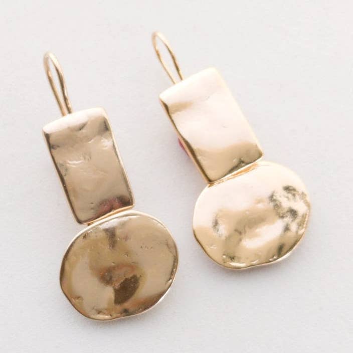 Lana 5 Ohrring beschichtet für den Großhandel von Nadia Rabosio Jewellery