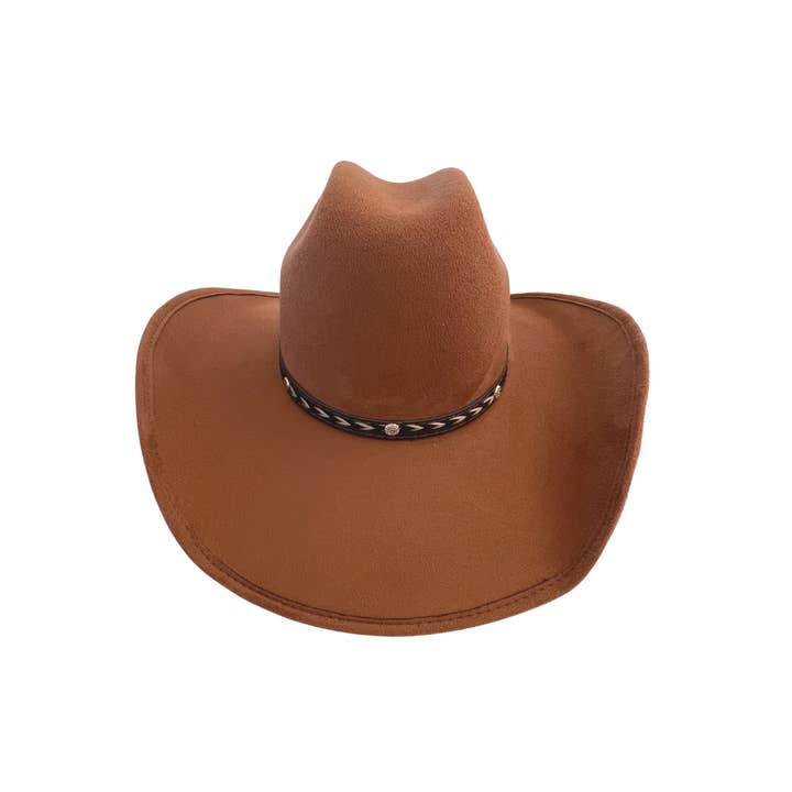 The Modern Cactus Co - Wholesale Cowboy Hat - Unisex - Unisex Vegan Suede Western Cowboy Hat