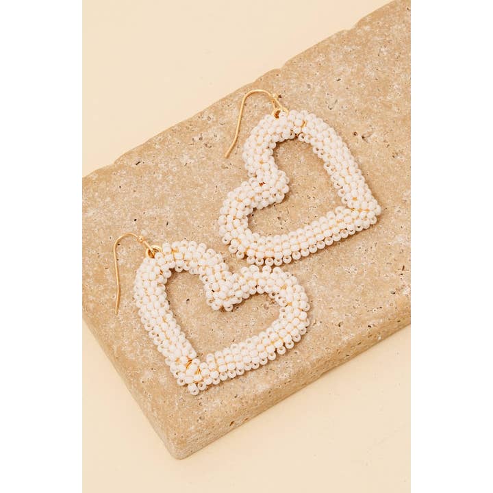 Orecchini pendenti a cuore con perline per la vendita all'ingrosso da parte di Anarchy Street