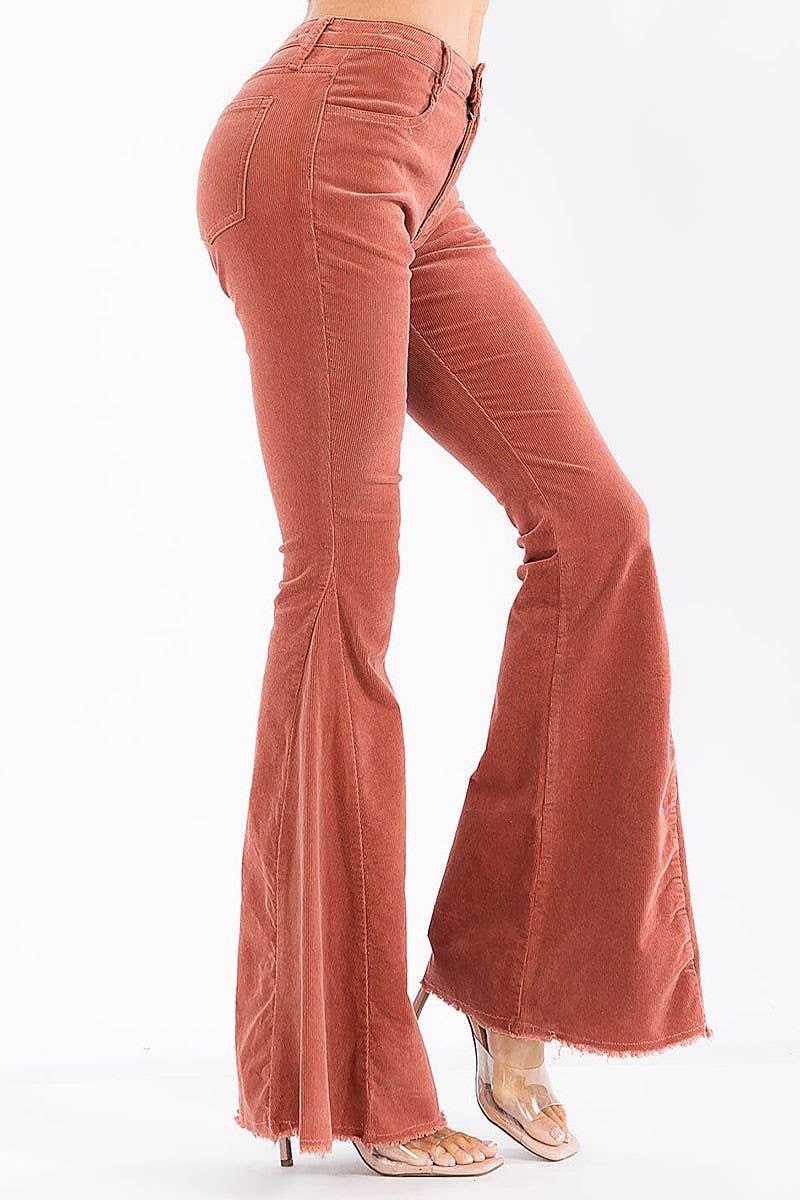 ROUSSEAU – Engroshandel Bukser - Dame – BUKNAPPER LOMMER BELL-BUKSEFLØJLSBUKSER0