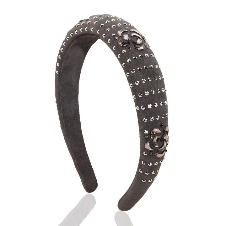 LALI pannband i läder & Swarovski®-kristaller för wholesale av Valérie Valentine