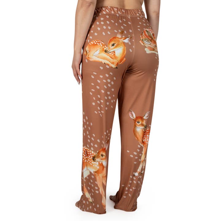 BRIEF INSANITY - Wholesale Sleepwear Bottom - Women's - Oh Deer Pajama Lounge Pants