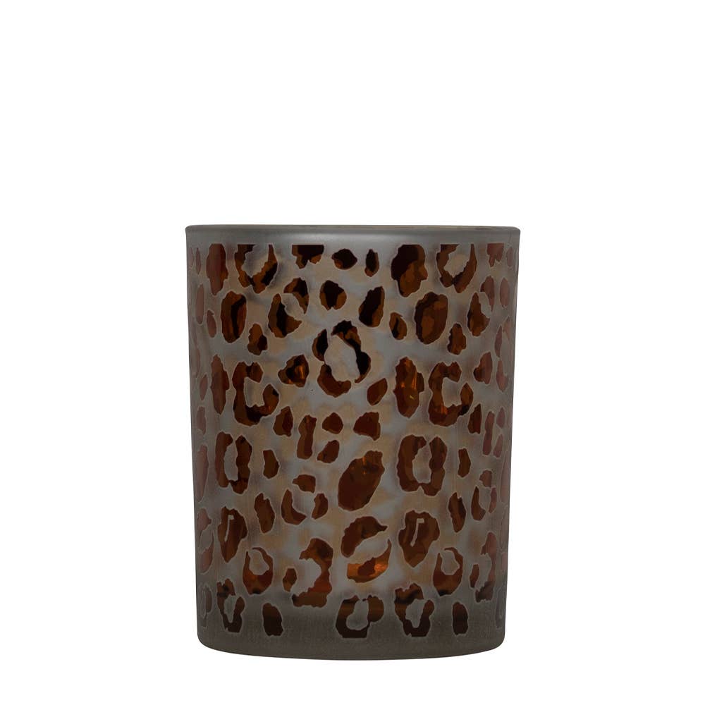 Mars & More - Brand of B Living – wholesale Ljushållare – Lykta med leopardprickar, medium 10 cm1