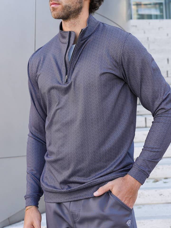 USA Palm - Wholesale Sweatshirt - Unisex - Cloud 1/4 Zip100