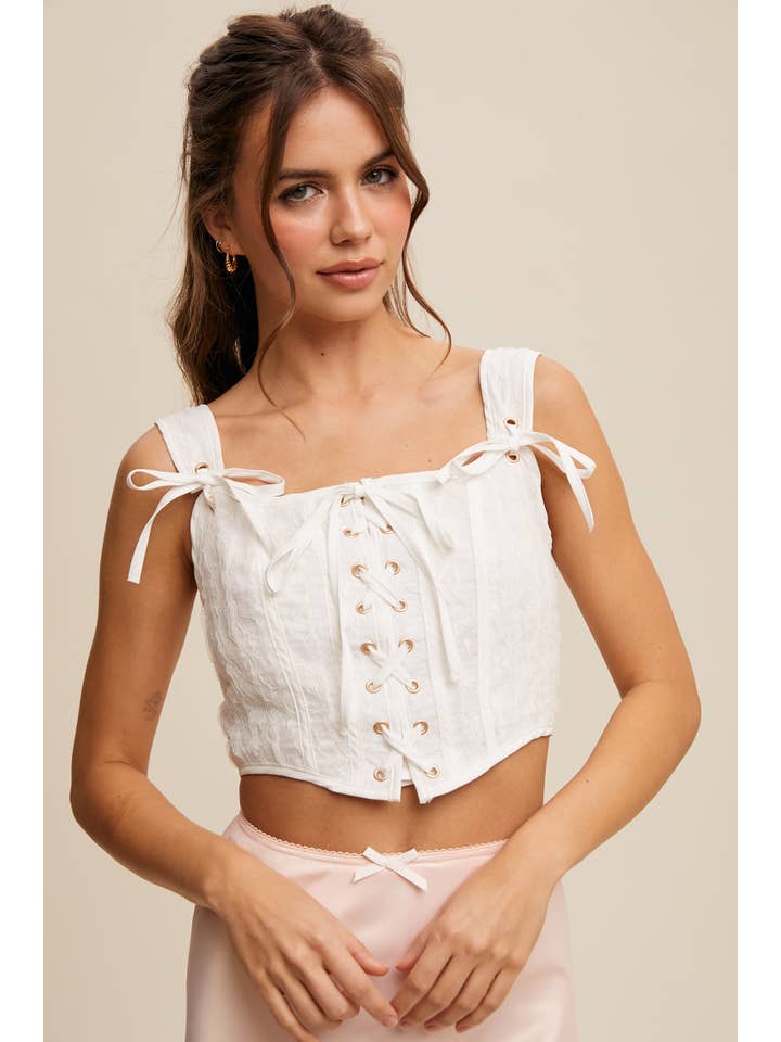 Listicle - Wholesale Korset - Dames - Vetersluiting Corset Crop Top12