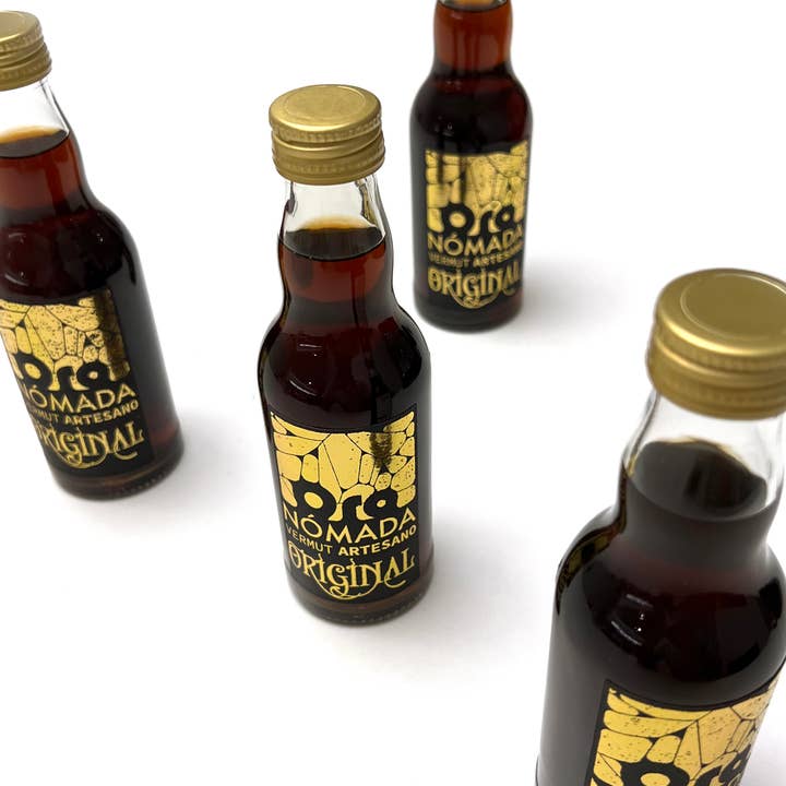 Vermut Artesano Oro Nómada - Wholesale Cocktail Mix/Syrup - Original Nomad Gold Artisan Vermouth - Mini Bottles 200ml5