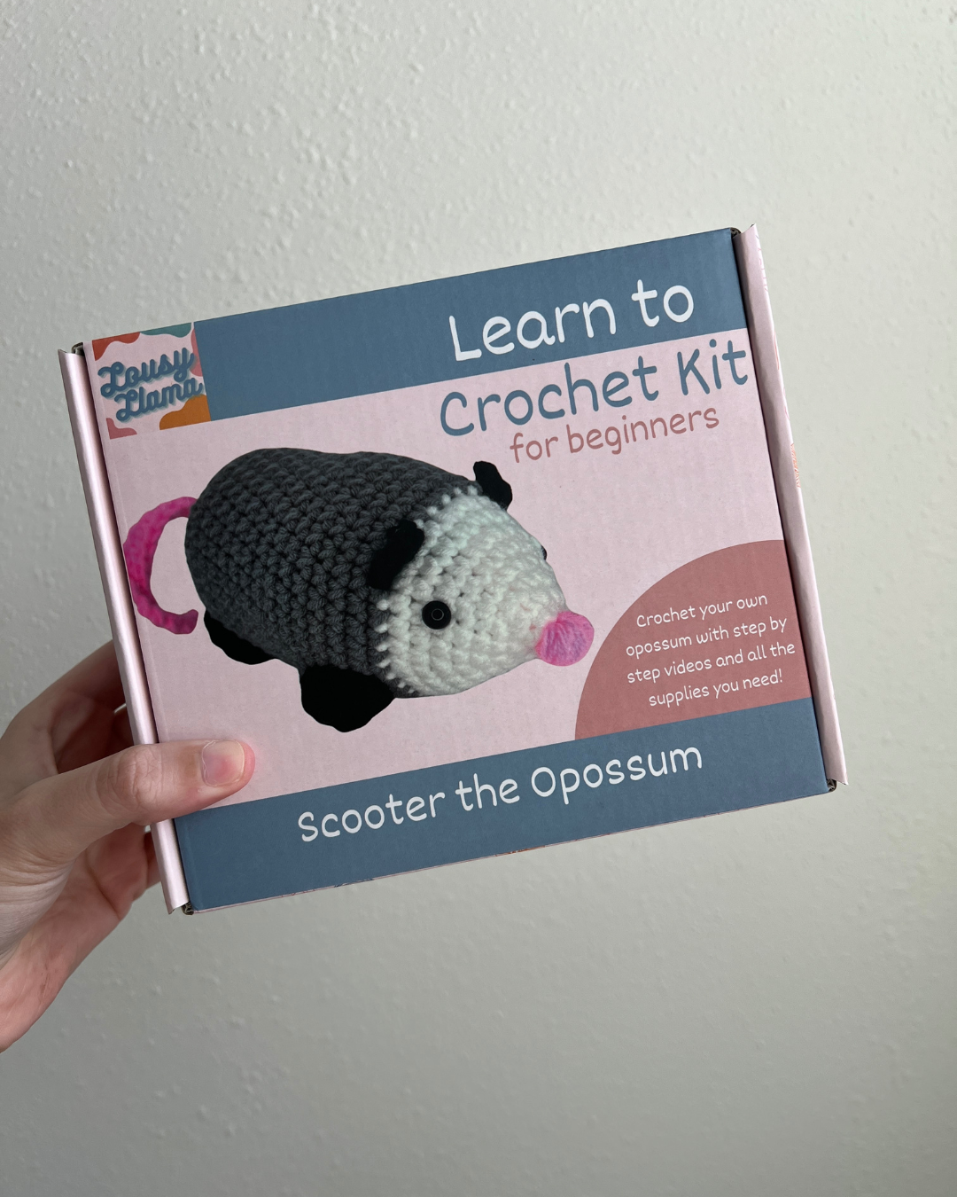 Lousy Llama Creations – wholesale Knitting/Crochet Supplies – Variety Set of Learn How to Crochet Kits2