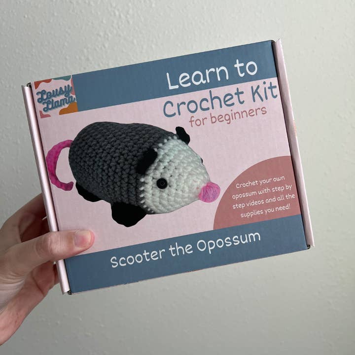 Lousy Llama Creations - Vente Accessoire de tricot/crochet - Ensemble varié de kits pour apprendre à crocheter2
