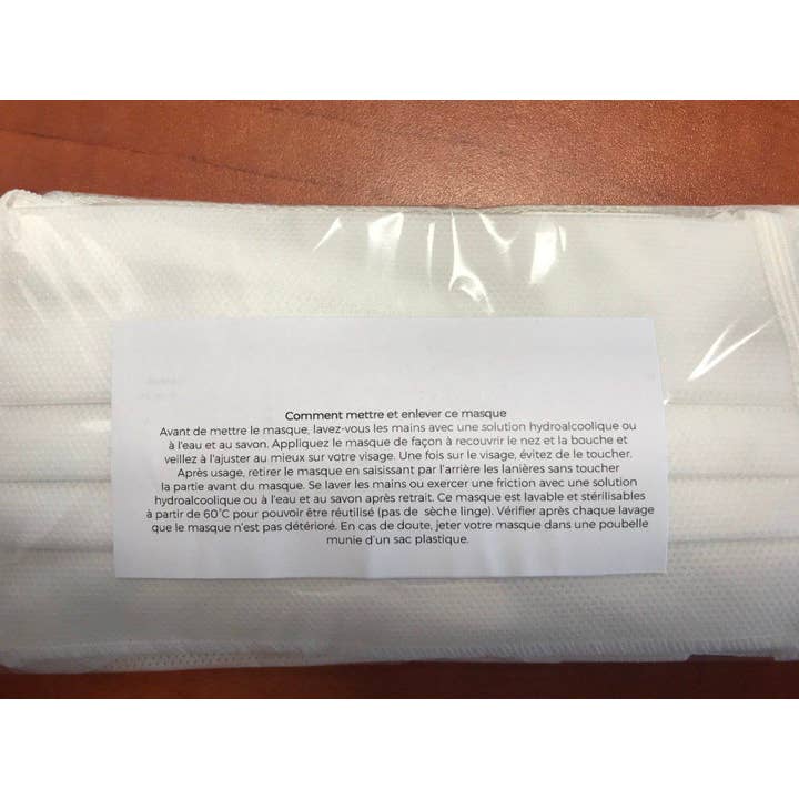 SDI-PARIS - Wholesale Protective Face Mask/Shield - 4 Filtration Sup 90 Elastic Face Masks Washable 50 Times5