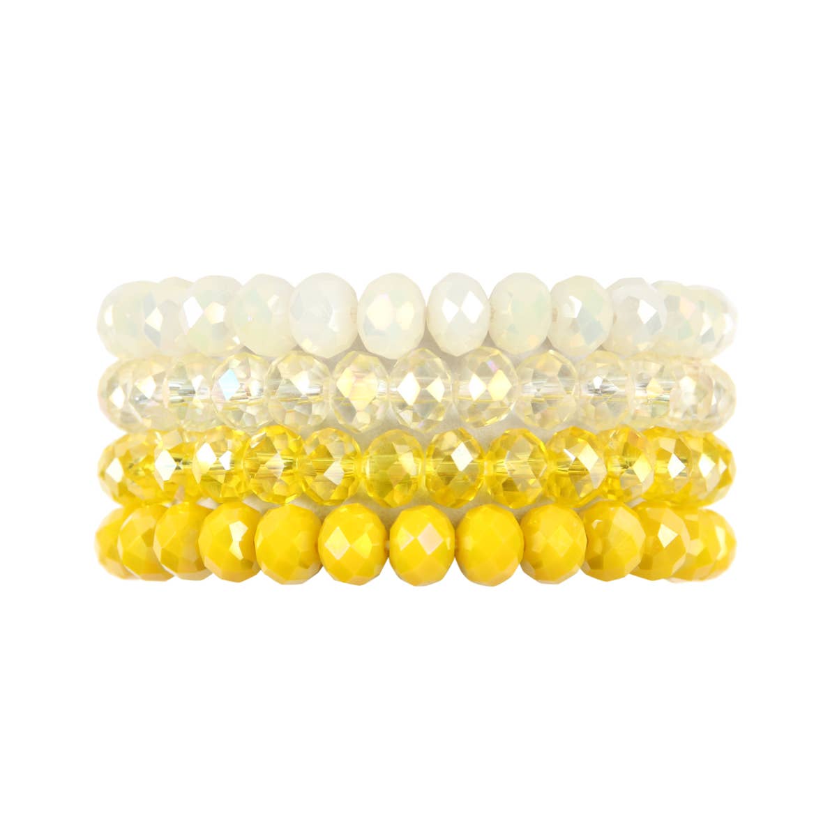MYS Wholesale Inc - Vente Parures de bijoux - Bracelet extensible en perles de cristal à quatre lignes11