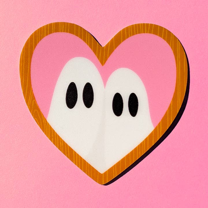 Ghosts "Together Forever" Glow in the Dark Sticker for wholesale by Wildkat Studio