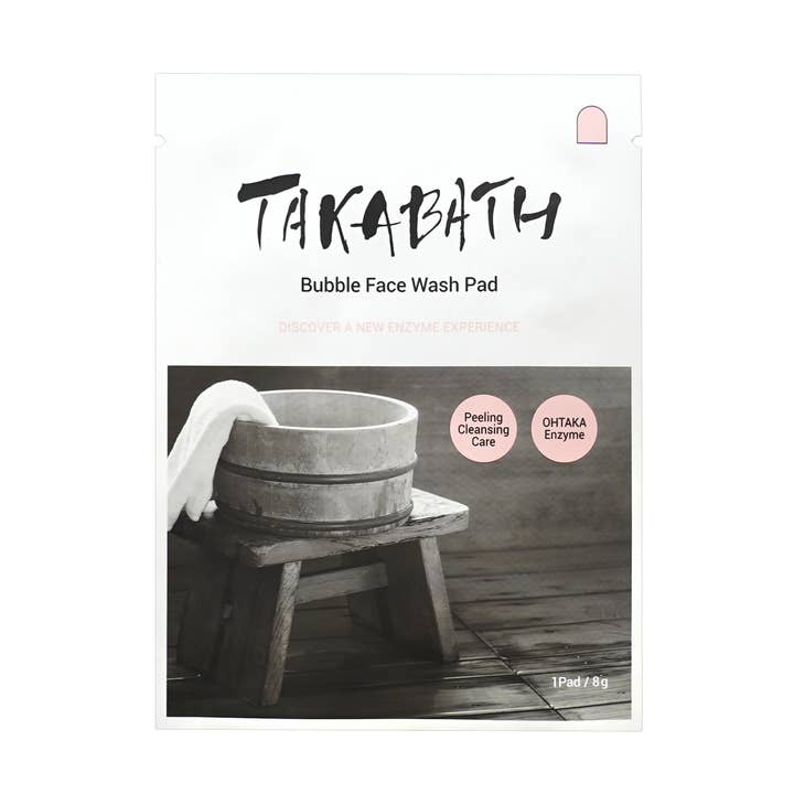 Tampon nettoyant visage à bulles TAKABATH - Nettoyant et peeling pour la vente par Takabath