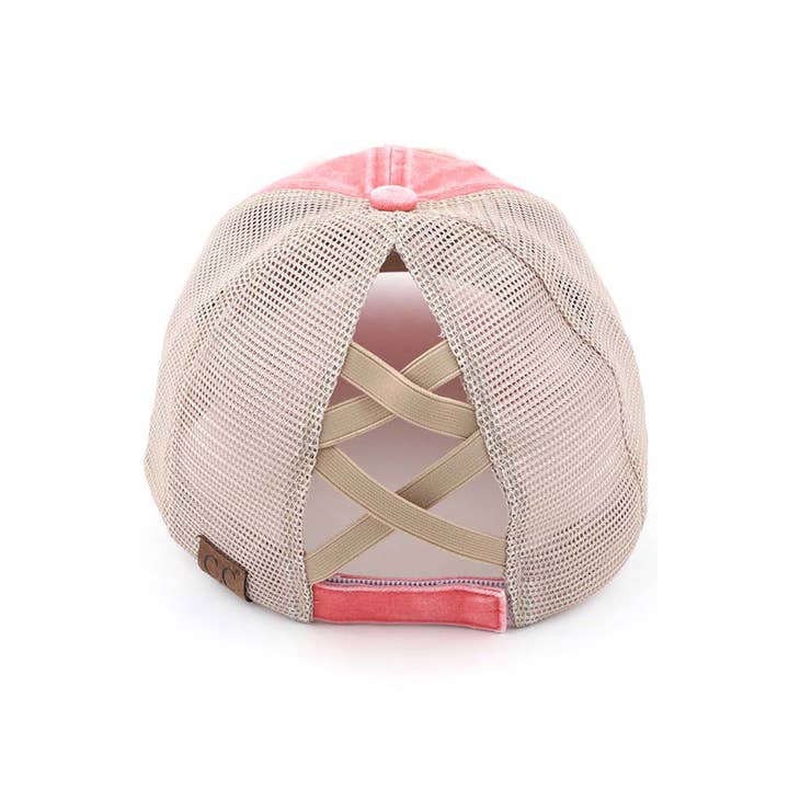 Hana - Vendita all'ingrosso Cappello per coda di cavallo - Donna - Cappellino in cavallino C.C Tequila Lime and Sunshine Patch5