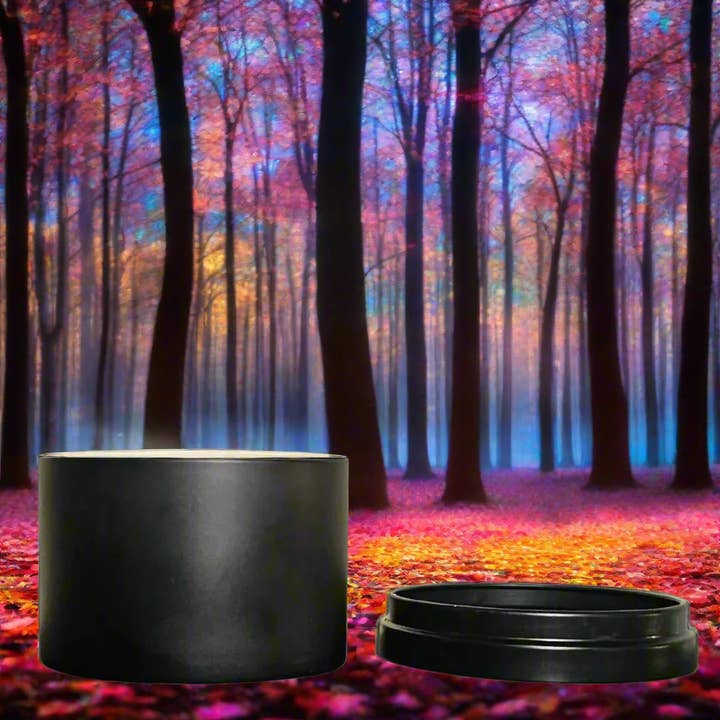 Whimsy Spellfire Sleek Soy Tin Candle - Fall Magic for wholesale by Soap Witch Crafts