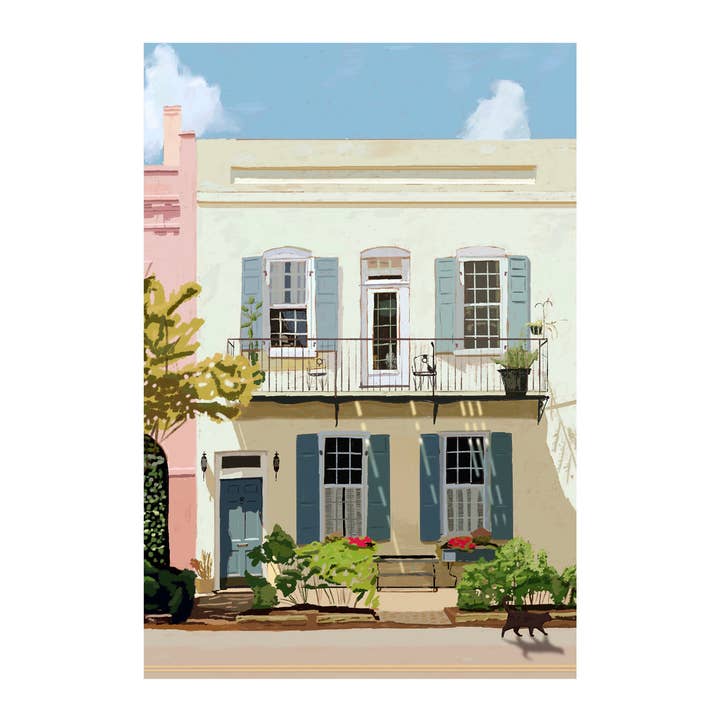 Summer Fading greeting card for wholesale by Not at all Jack