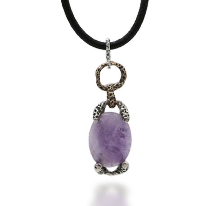 925er Silber-, Bronze- und Halbedelstein-Anhänger „Crater“ – CR057 für den Großhandel von Mandile Gioielli