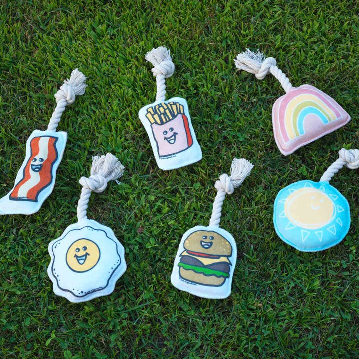 Speckle and Spot by Ore’ Originals - Wholesale Pet Toy Set - Dog - Mini Dog Toy Set | Rainbow & Sunshine3