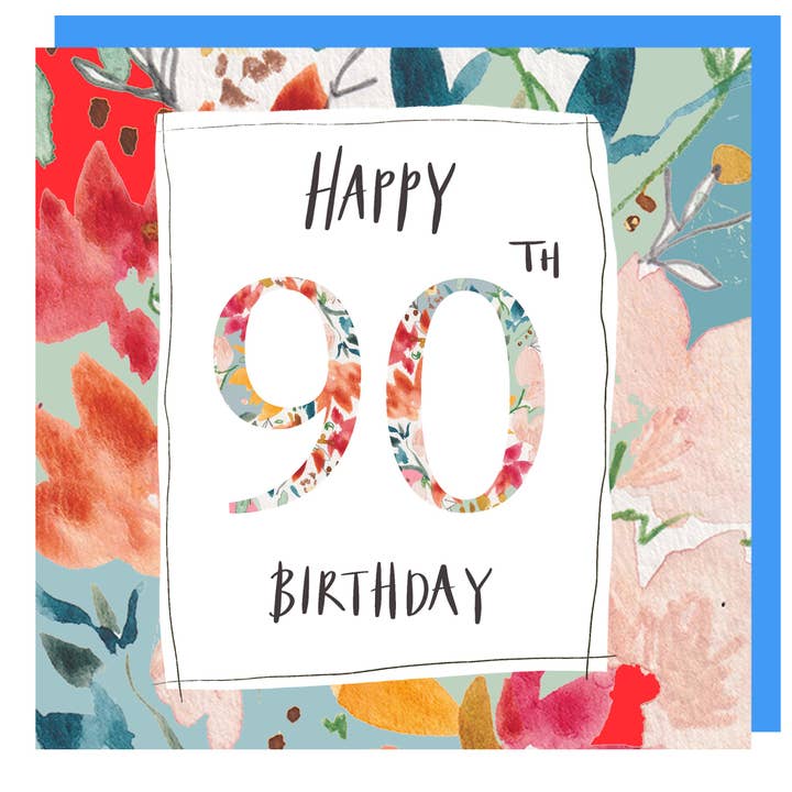 90th Birthday Card for wholesale by Tipperleyhill