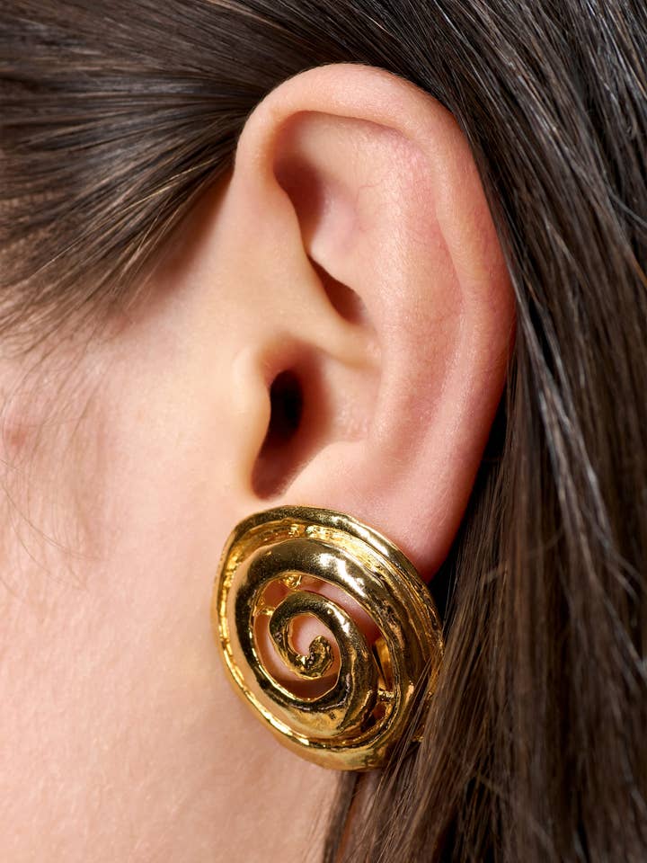 Swirl Earrings for wholesale by Caramel Vintage Jewellery