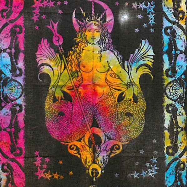 Cotton Wall Art - Mermaid for wholesale by Ancient Wisdom