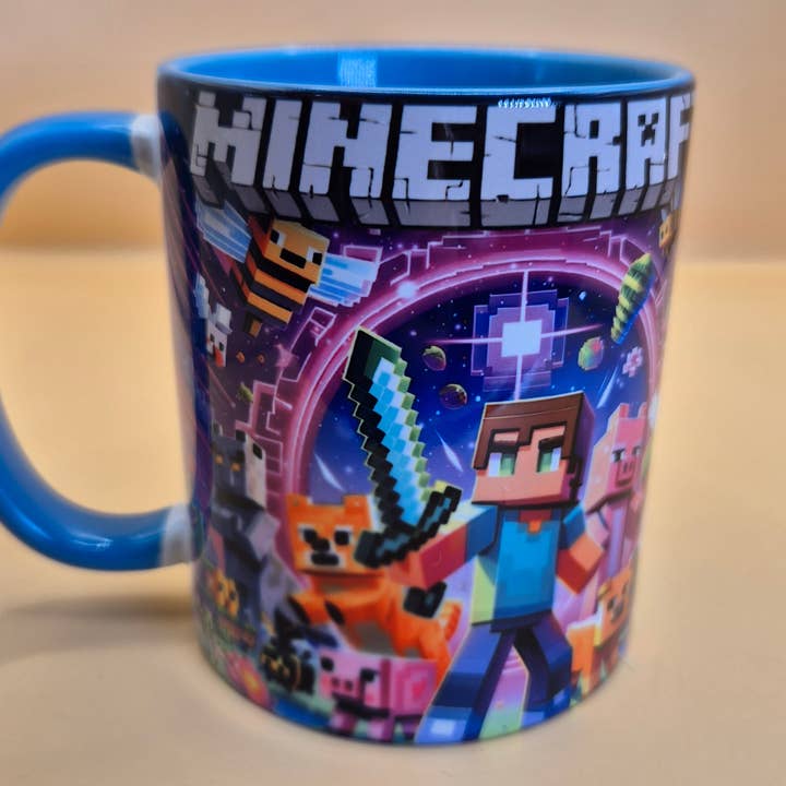 SubliMasterUK - Wholesale Coffee Mug - Minecraft-Themed Mugs – 20 Full-Color Designs! 11 oz sublimation mugs30