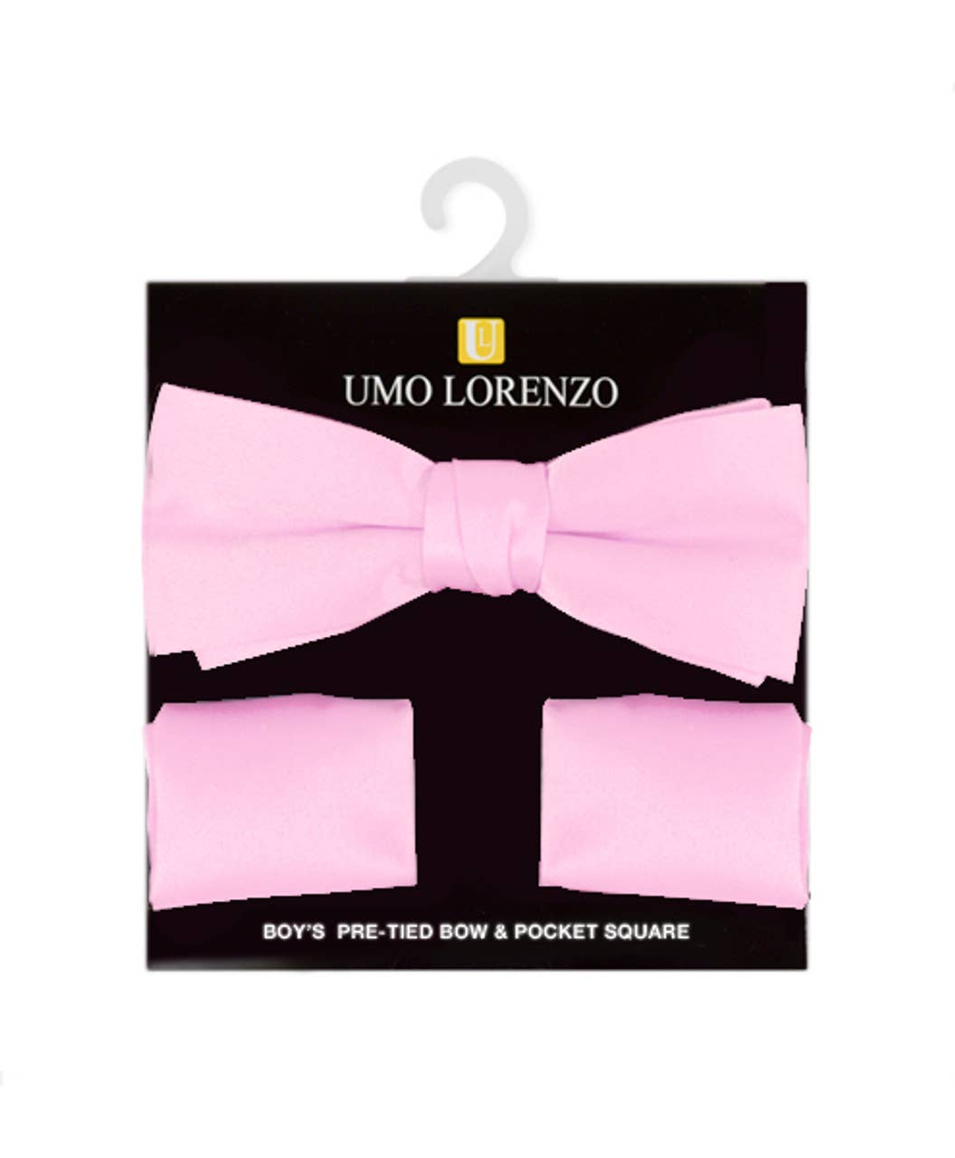 Selini New York - Wholesale Bow Tie - Kids - 100% Poly Satin Boy's Banded Bow Tie and Hanky BBTH13017